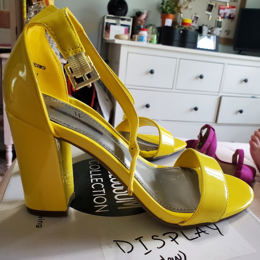 Yellow heels